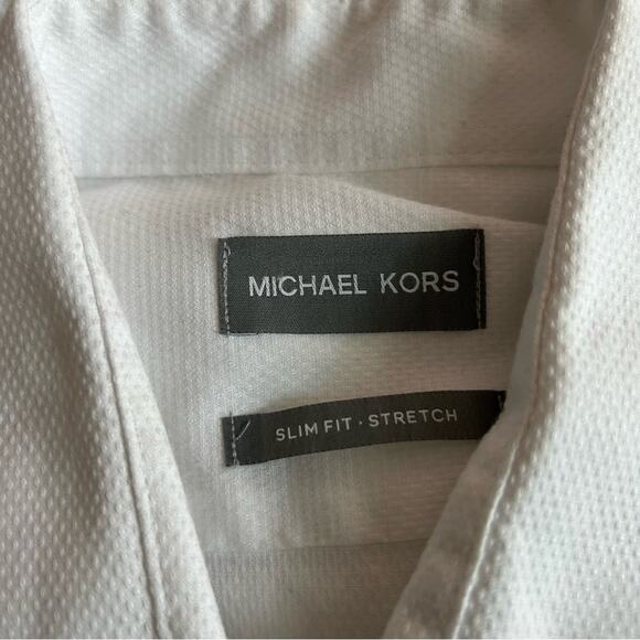 GUC Michael Kors & Calvin Klein Slim Dress Shirts - Set of 3. Size 16.5, 34/35. - Picture 6 of 8